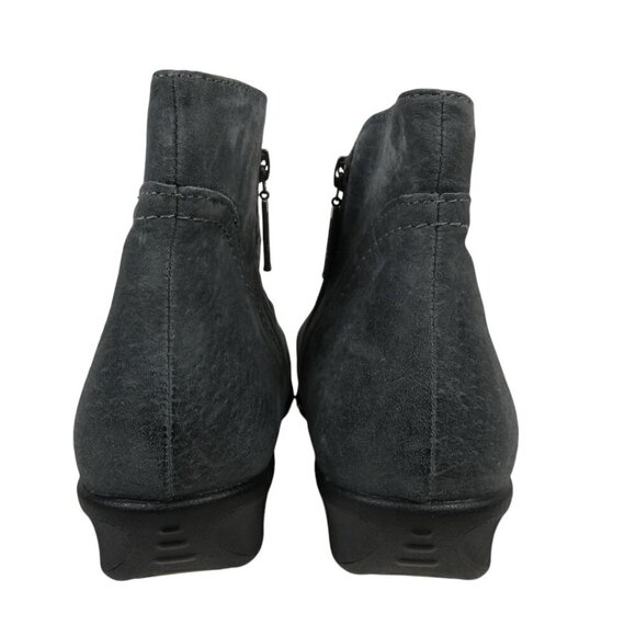 Propet Waverly Gray Suede Ankle Booties Size 10W(D) #1450 - Picture 3 of 9